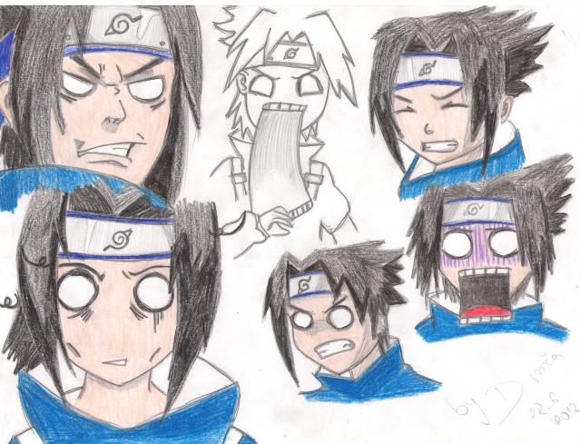 Sasukes faces